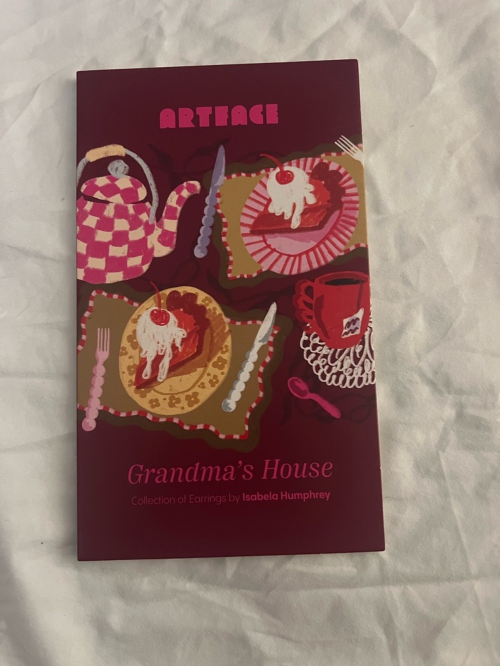 Grandma's House Pink and Red Earrings Collection